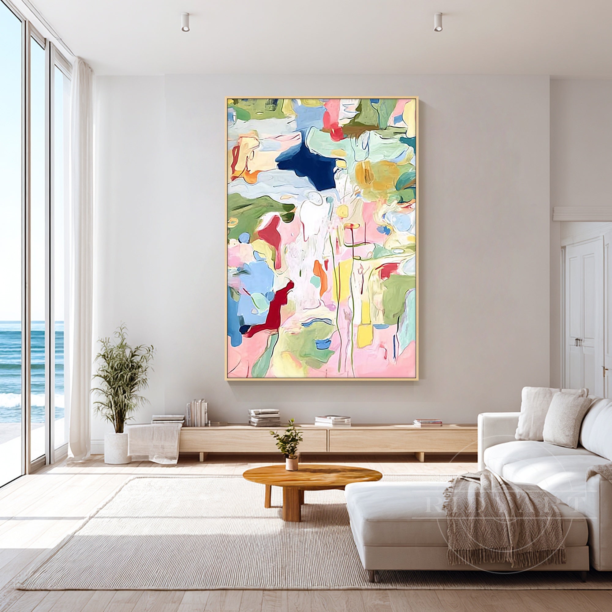 Original colorful wall art for modern home