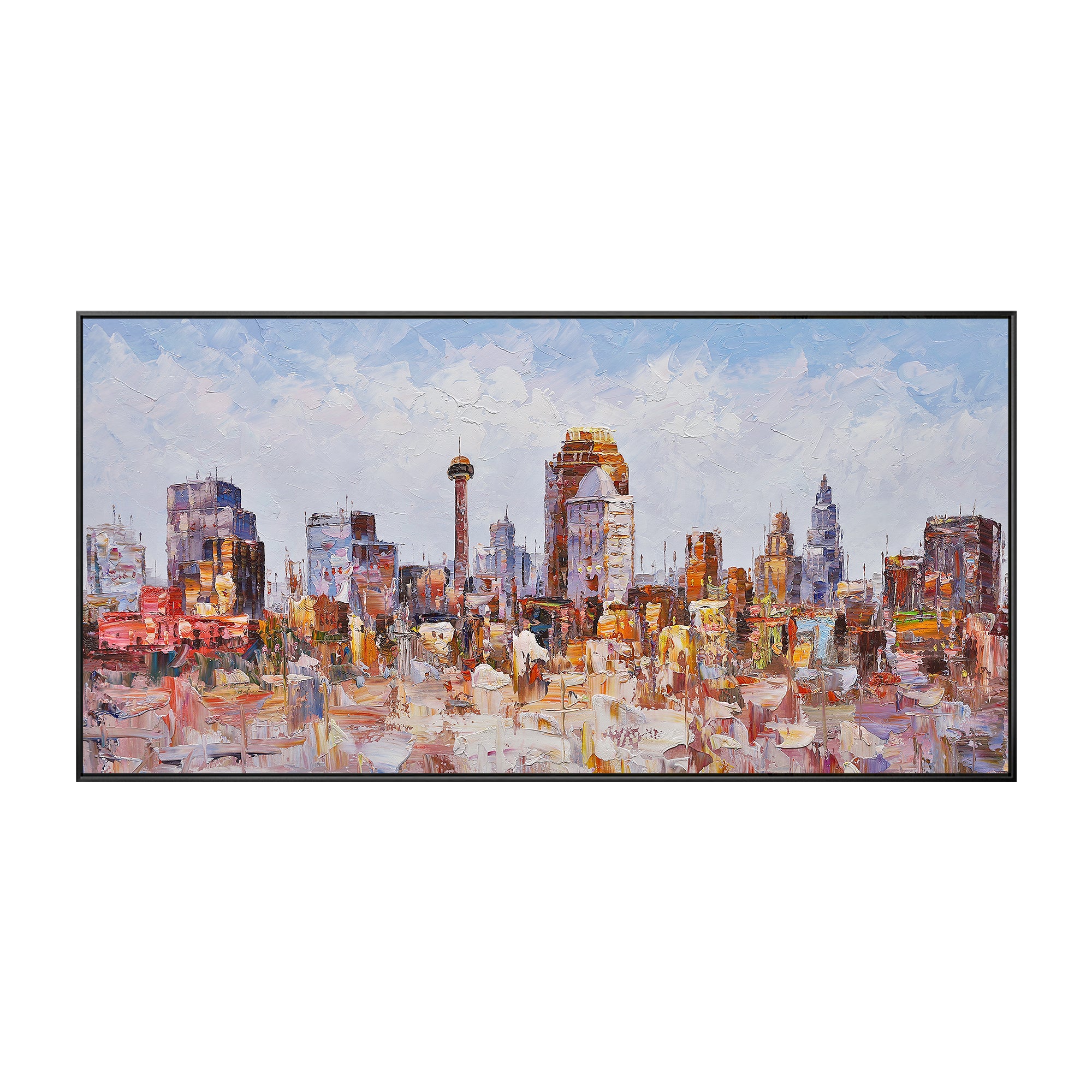 San Antonio Texas oil city paintings