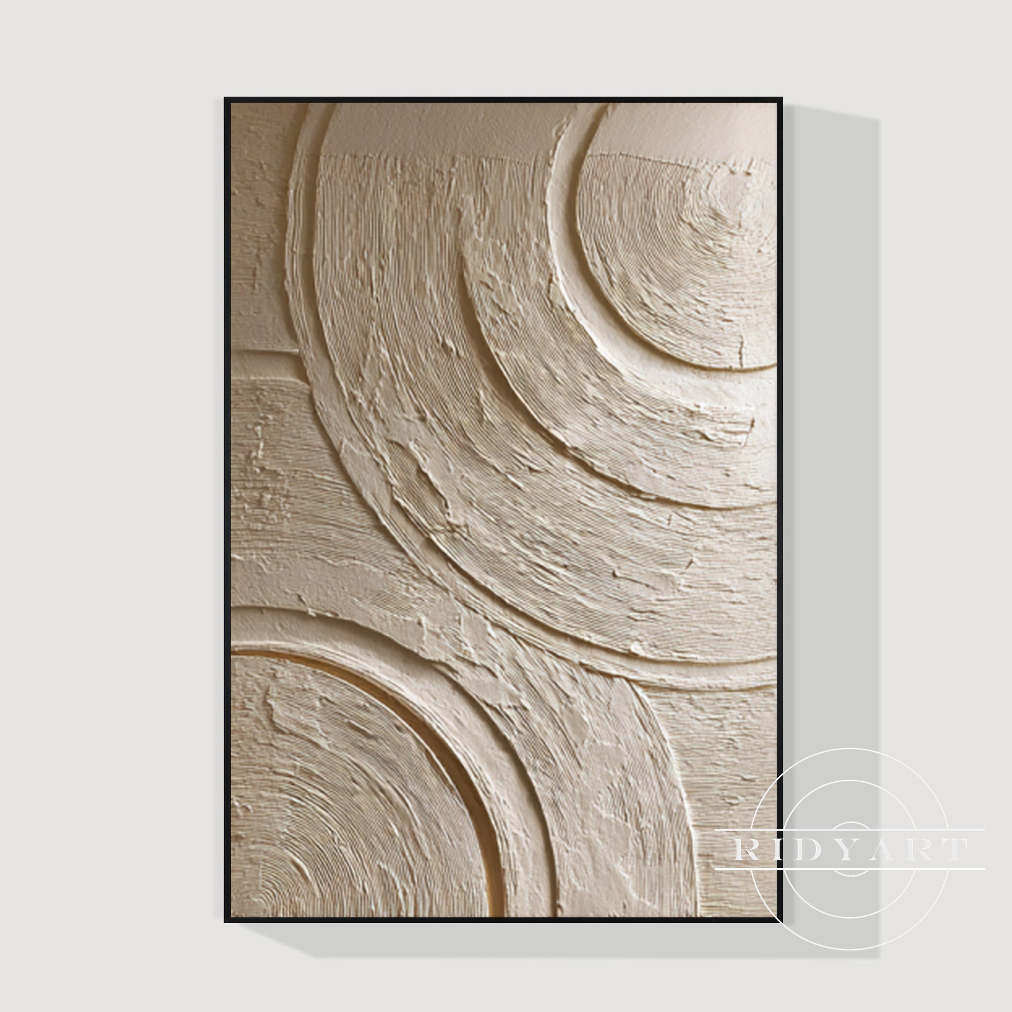 
3D textured painting modern minimalist wall decor