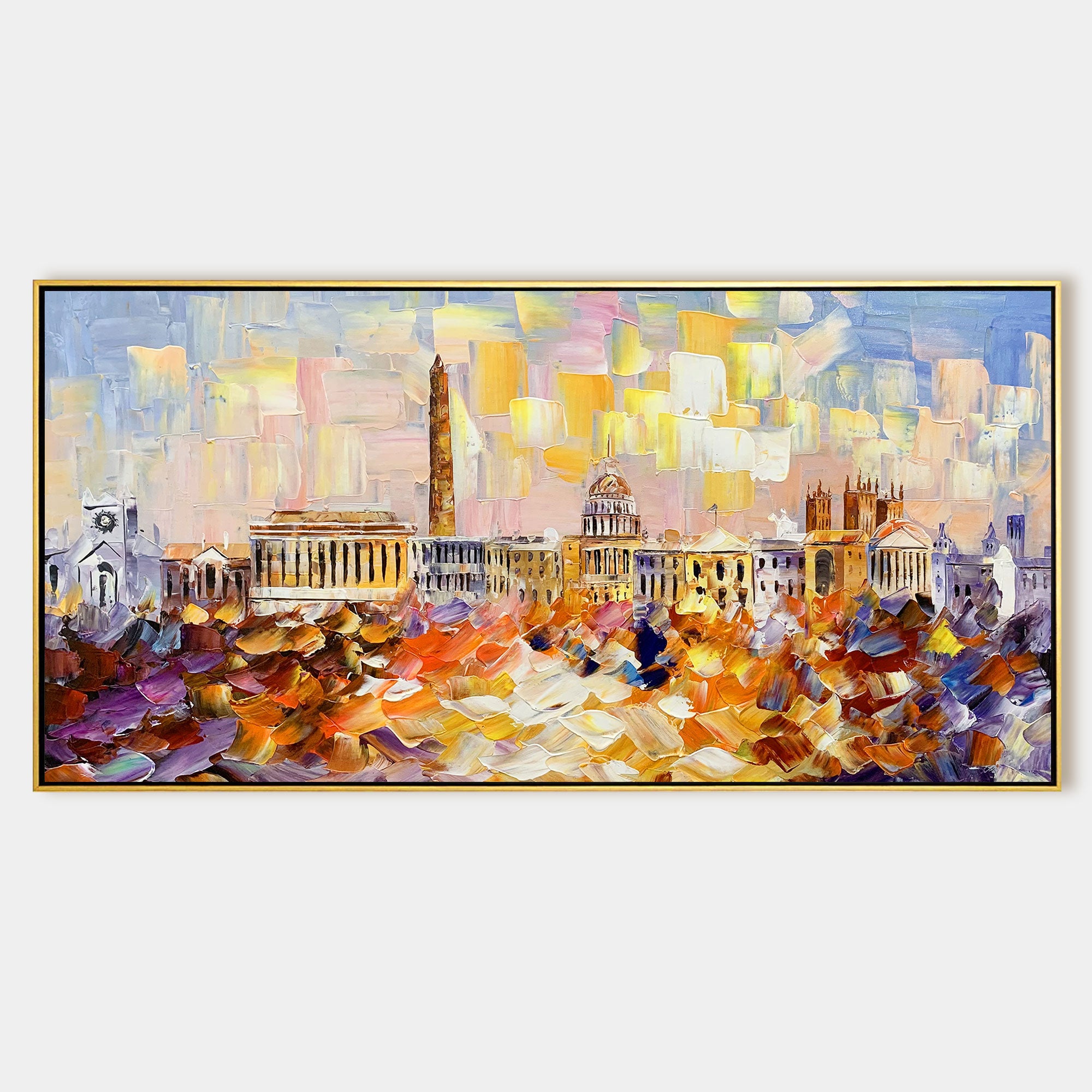 Washington DC skyline original painting