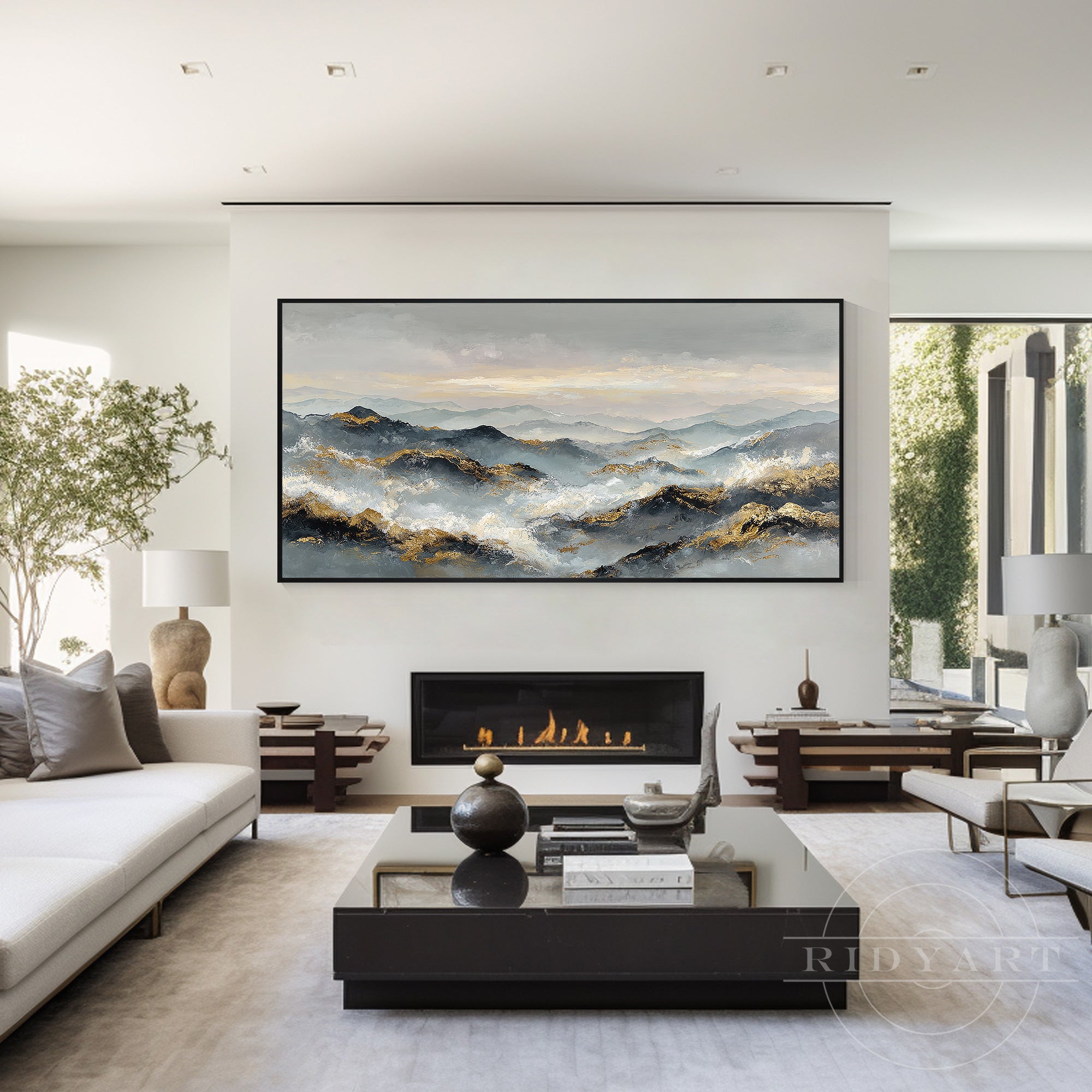 Arte de parede paisagística _030