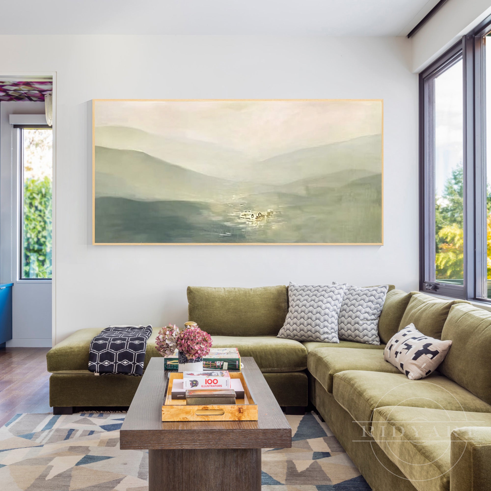Arte de pared paisajístico _027