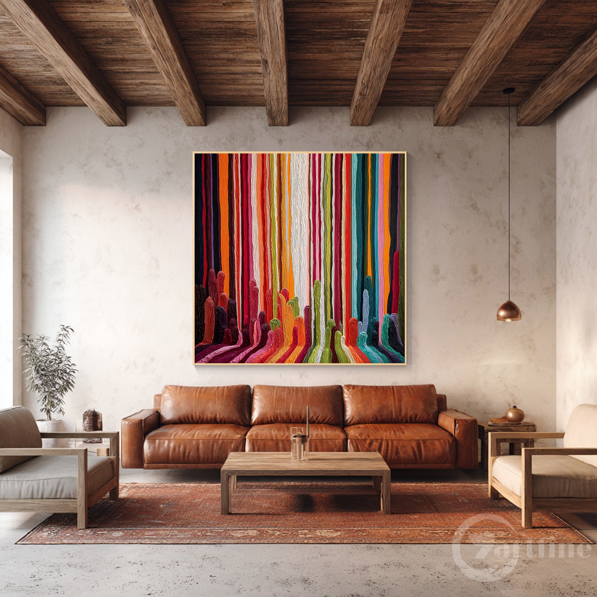 فن جداري تجريدي_7art848