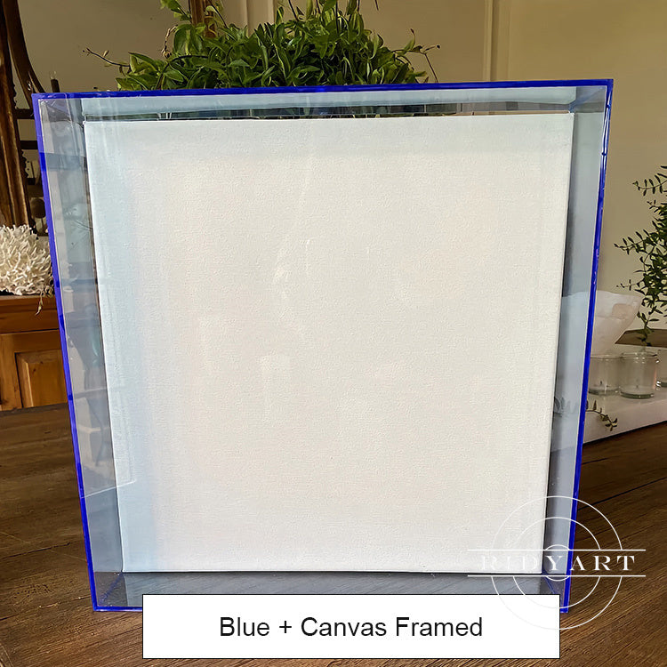
Bright color edge canvas frame for modern decor