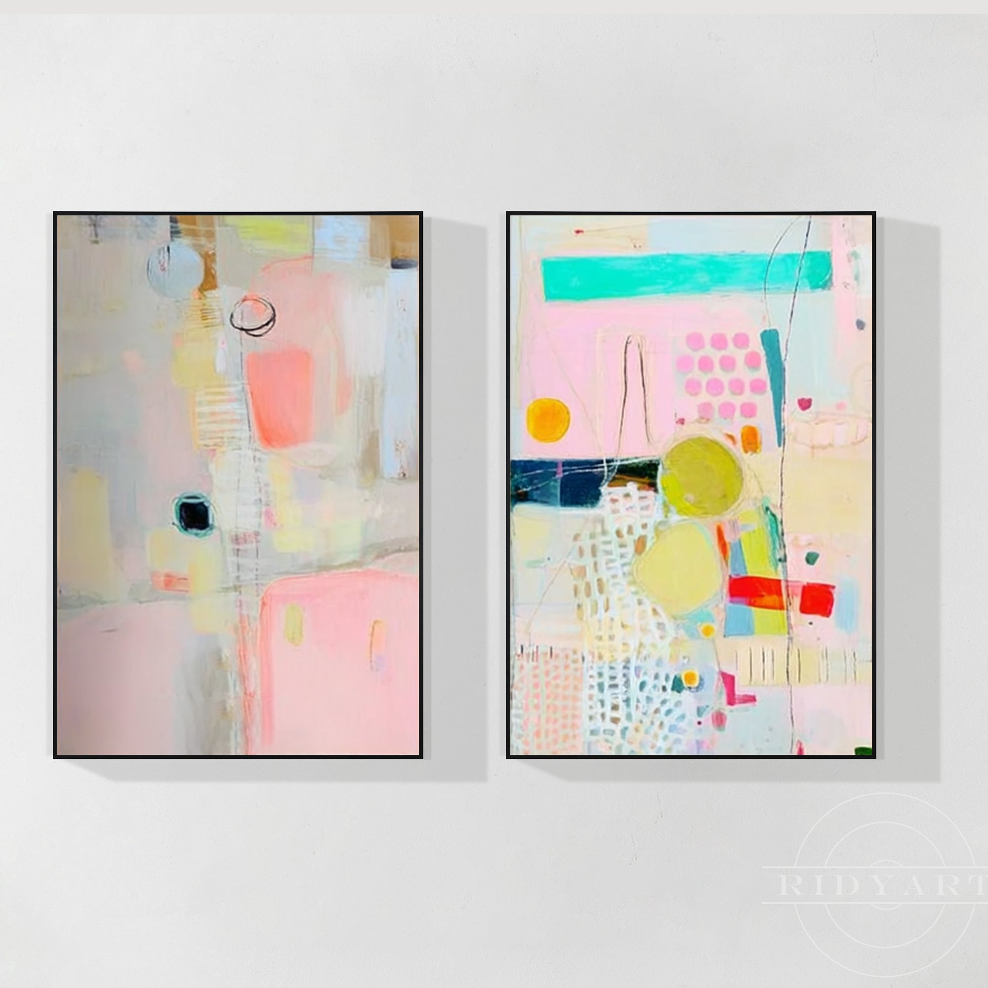 فن جداري تجريدي_7art846