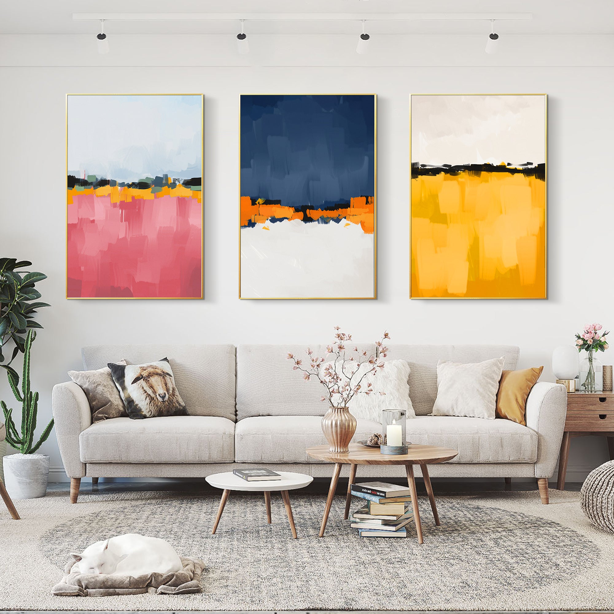 Set of 3 Abstract painting