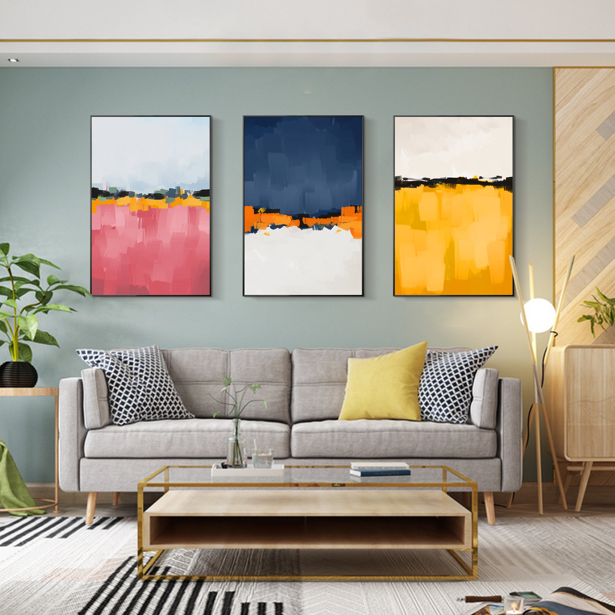 Set of 3 Abstract painting