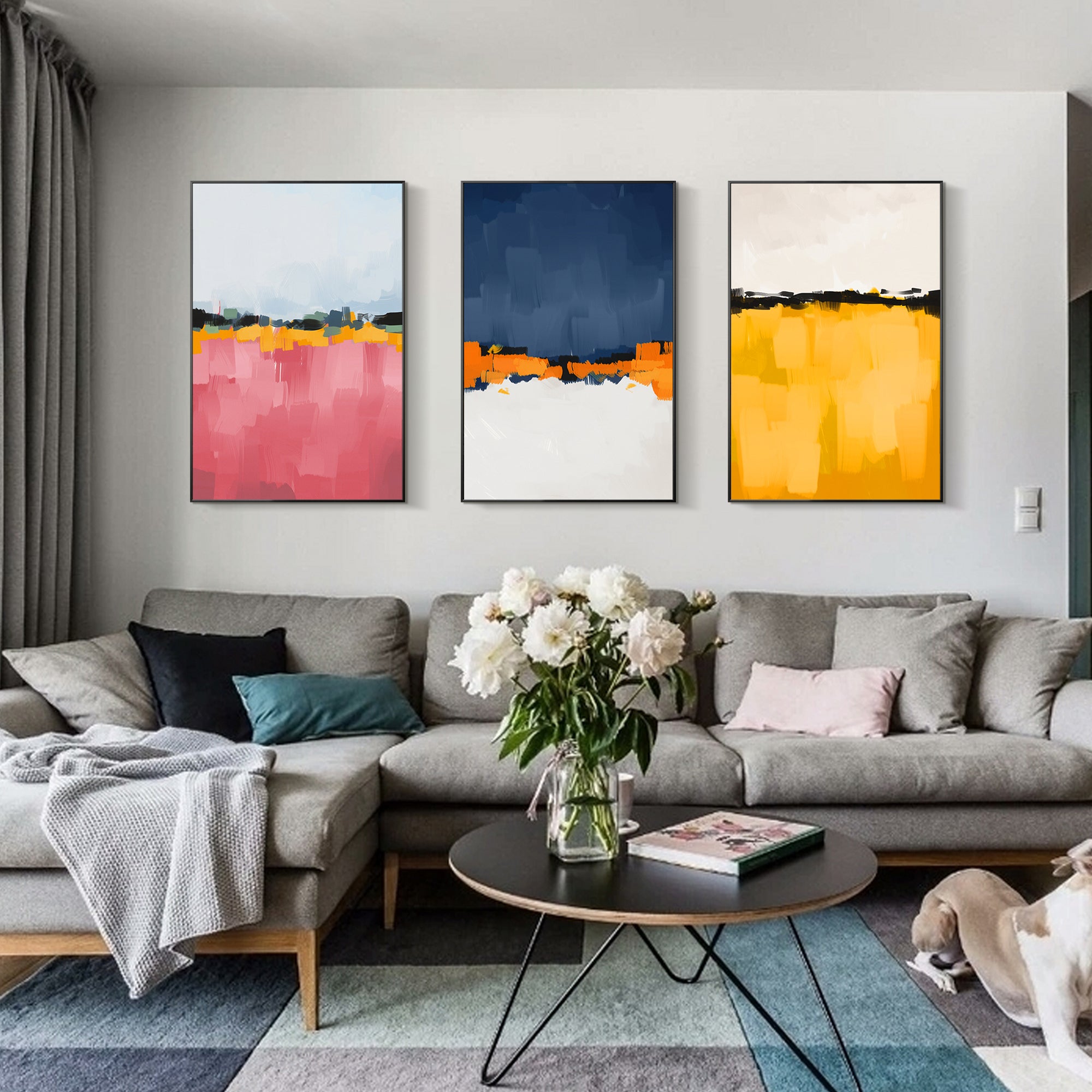 Set of 3 Abstract painting