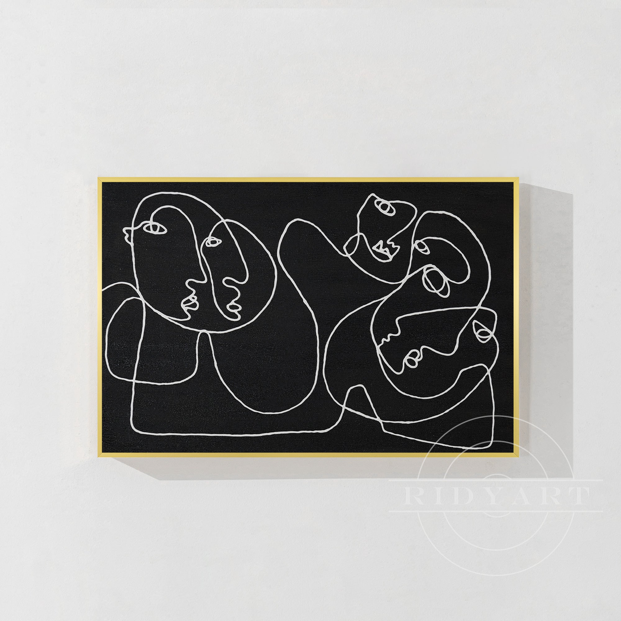 Picasso Line Art - Extra Large Minimalist Black Wall Decor