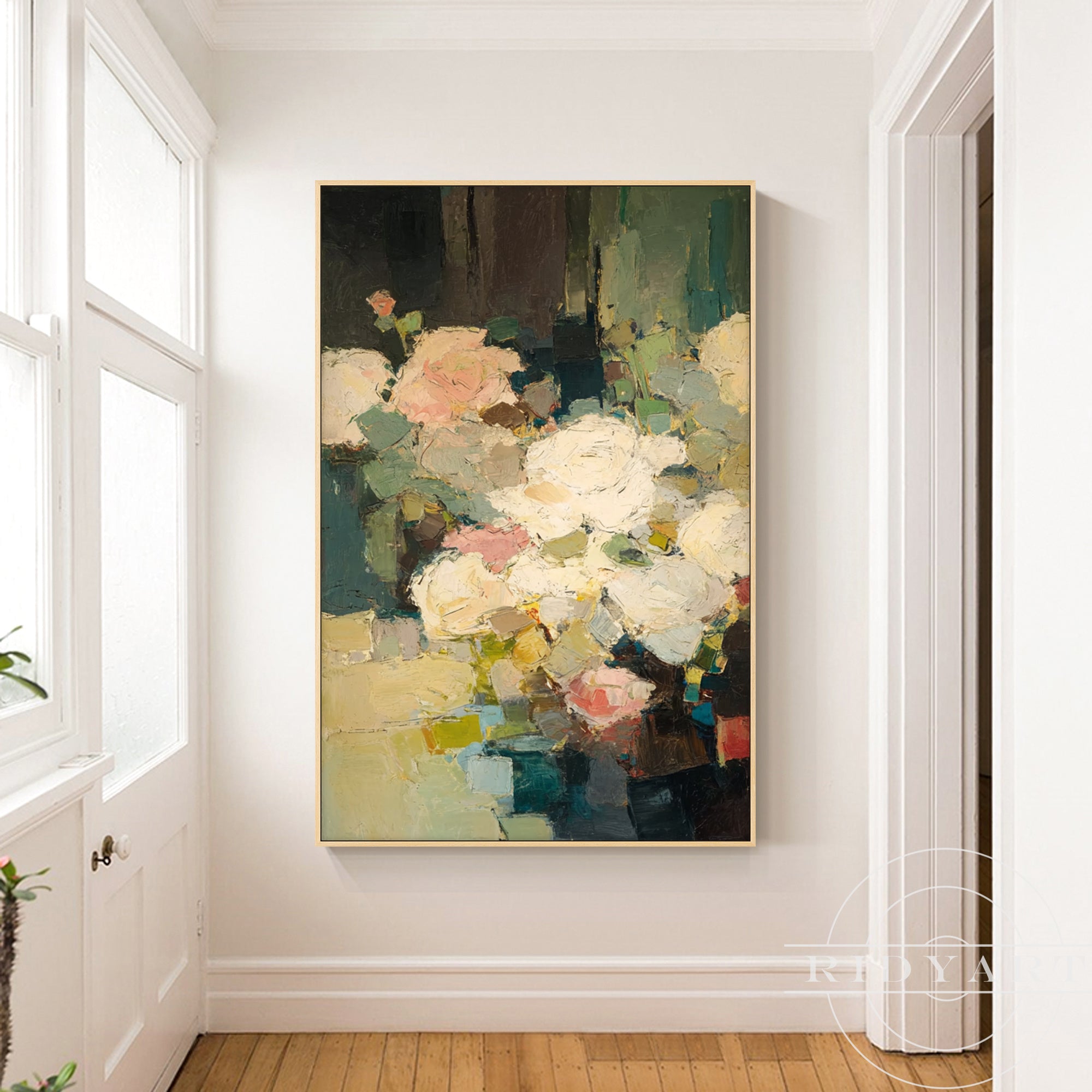 flower wall art_BA049