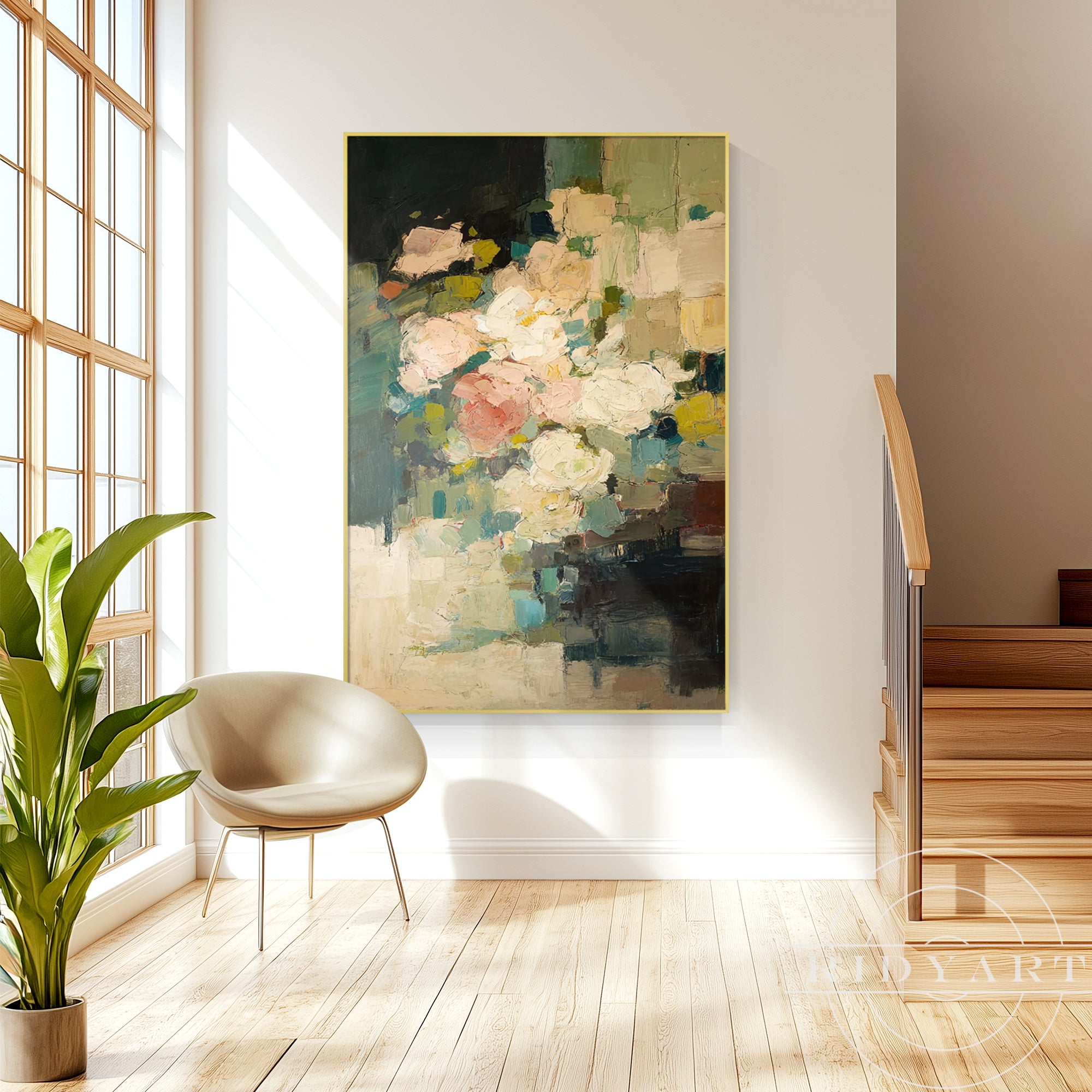 flower wall art_BA050