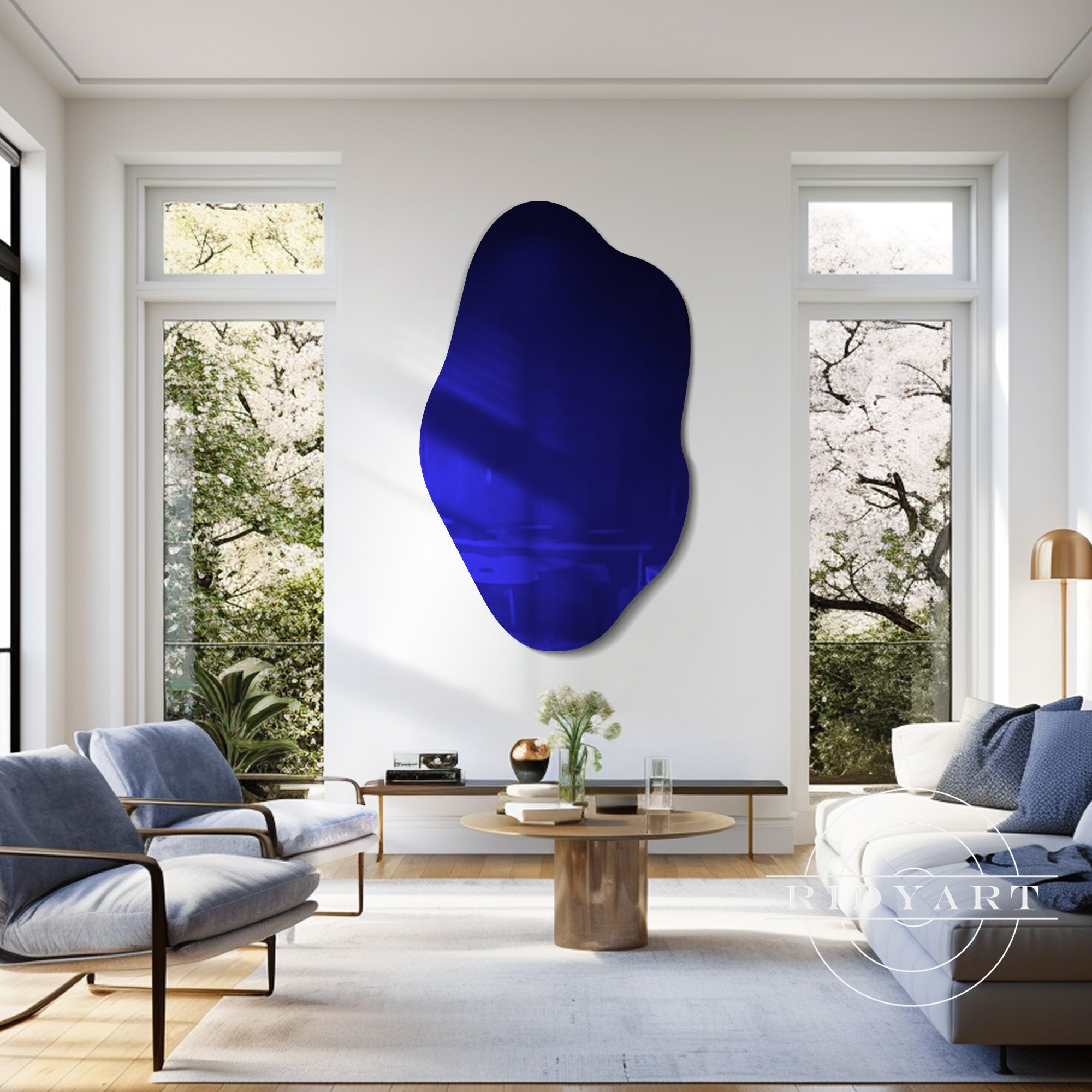 
Geode resin texture canvas painting