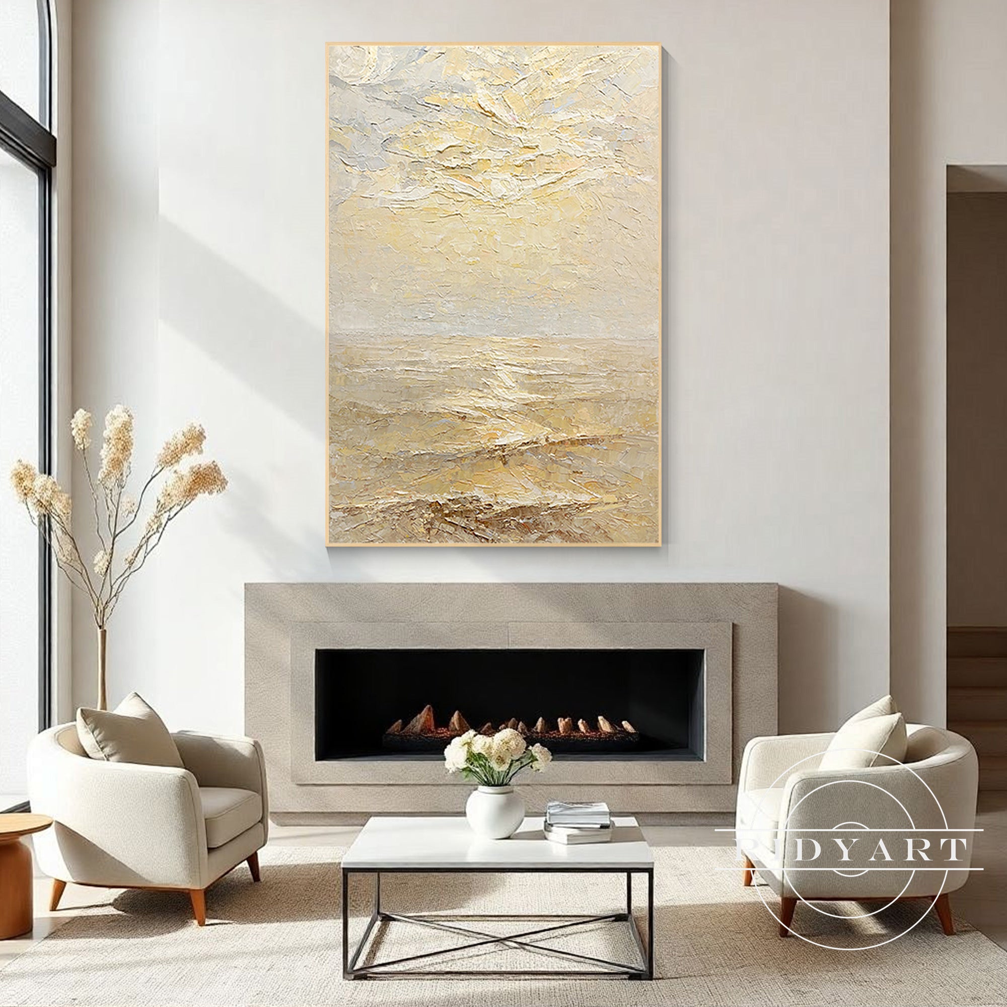Extra large abstract wall painting