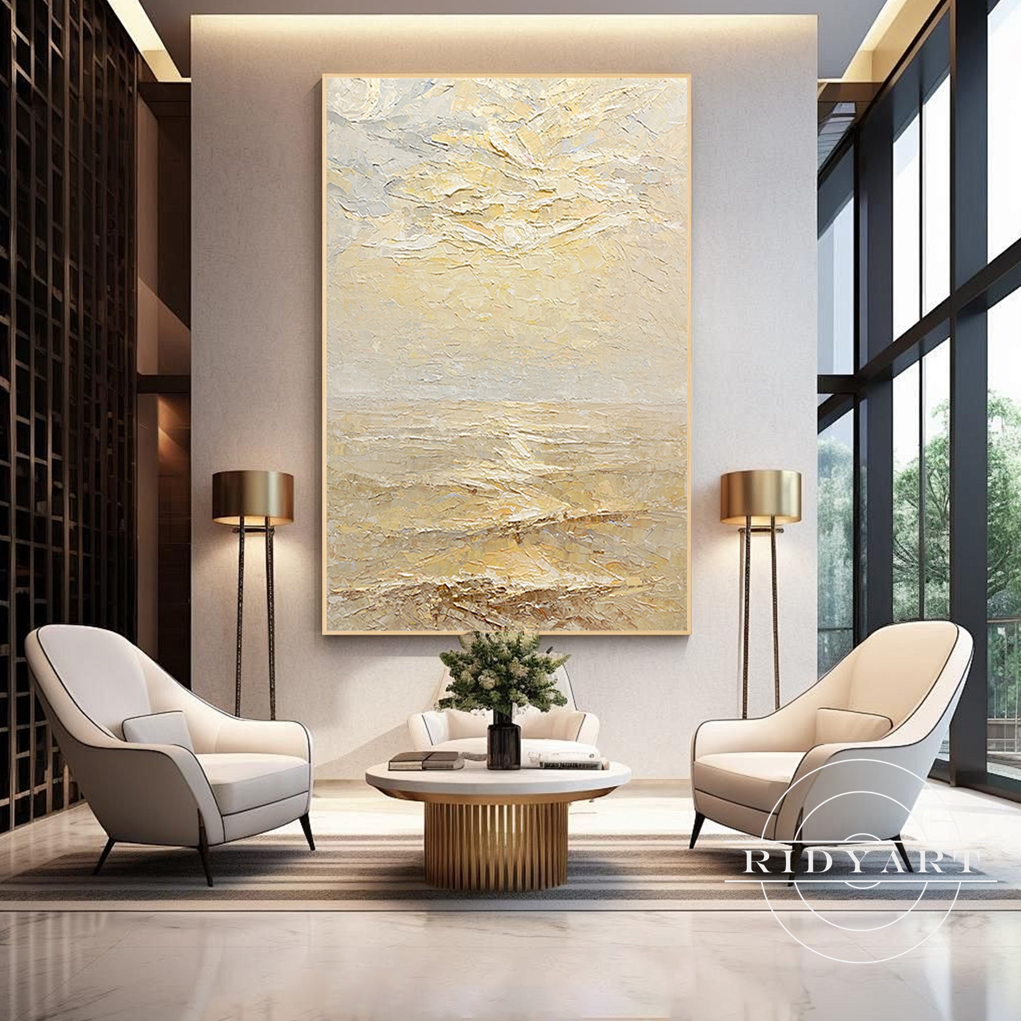Original blue wall decor for bedroom