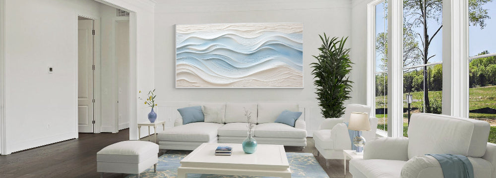light blue texture art