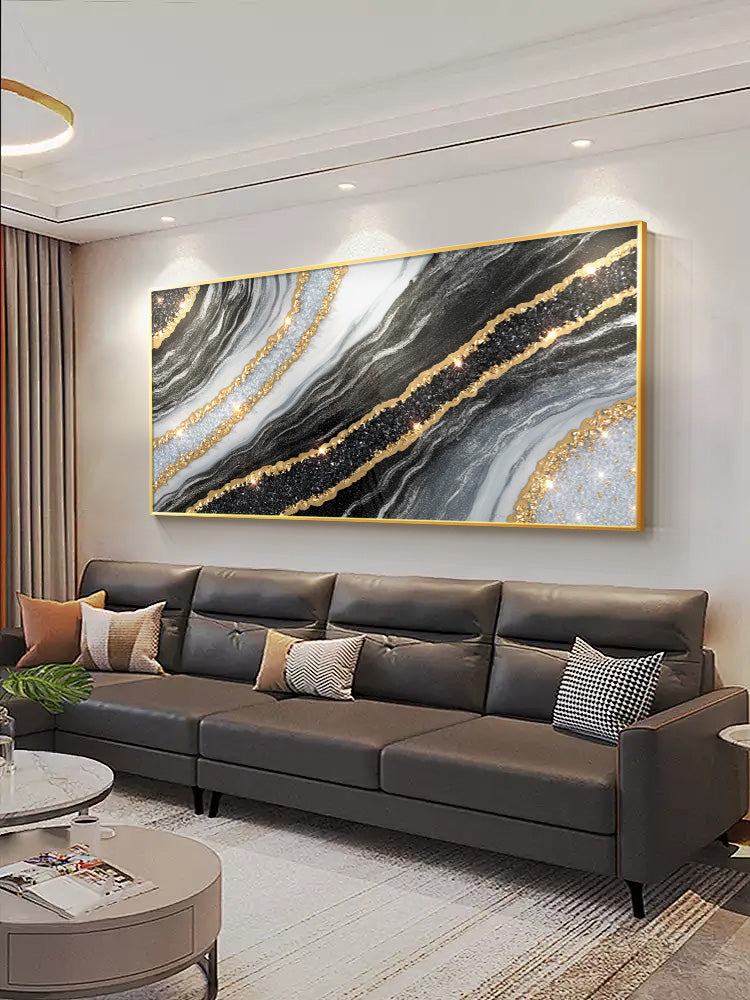 luxurious  resin craftsmanship  oil painting