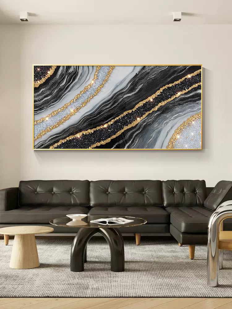 luxurious  resin craftsmanship  oil painting