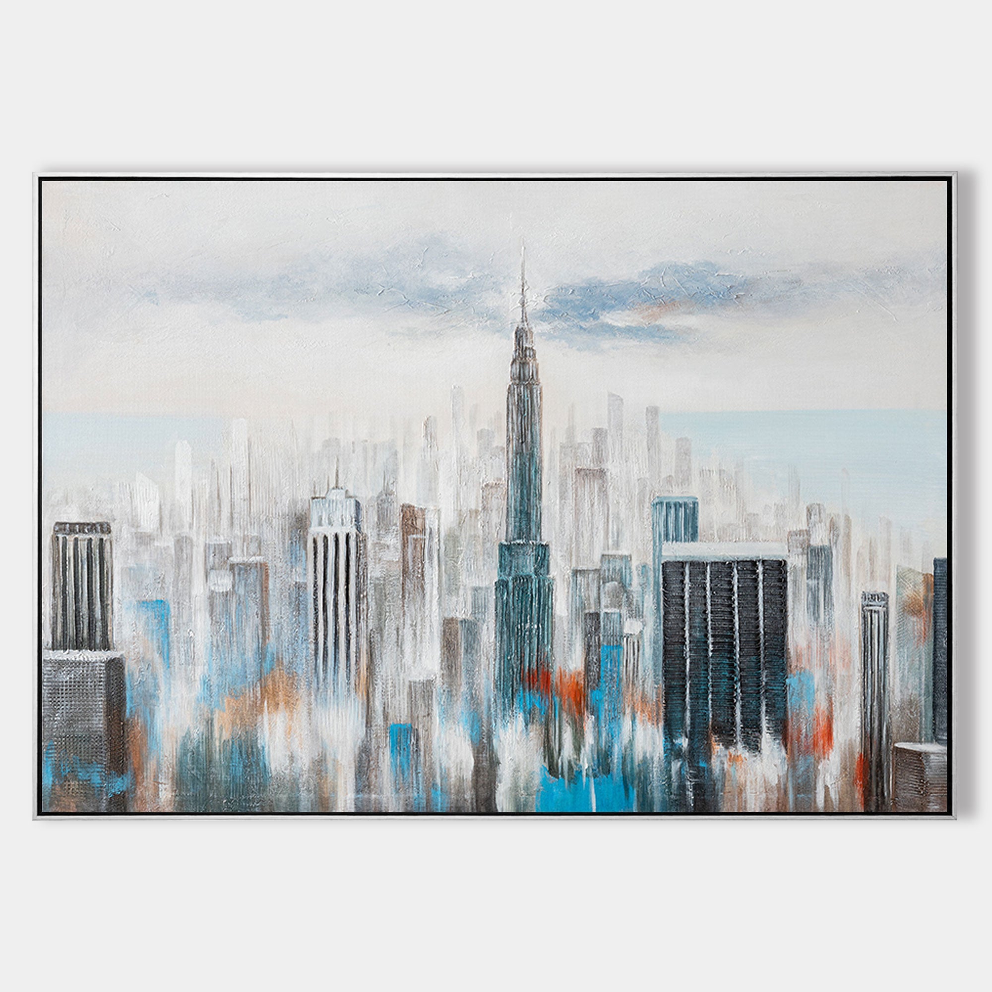 manhattan skyline painting