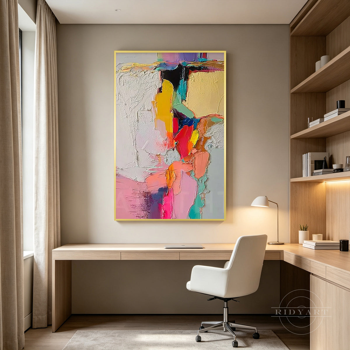 Arte de parede abstrata_ART886