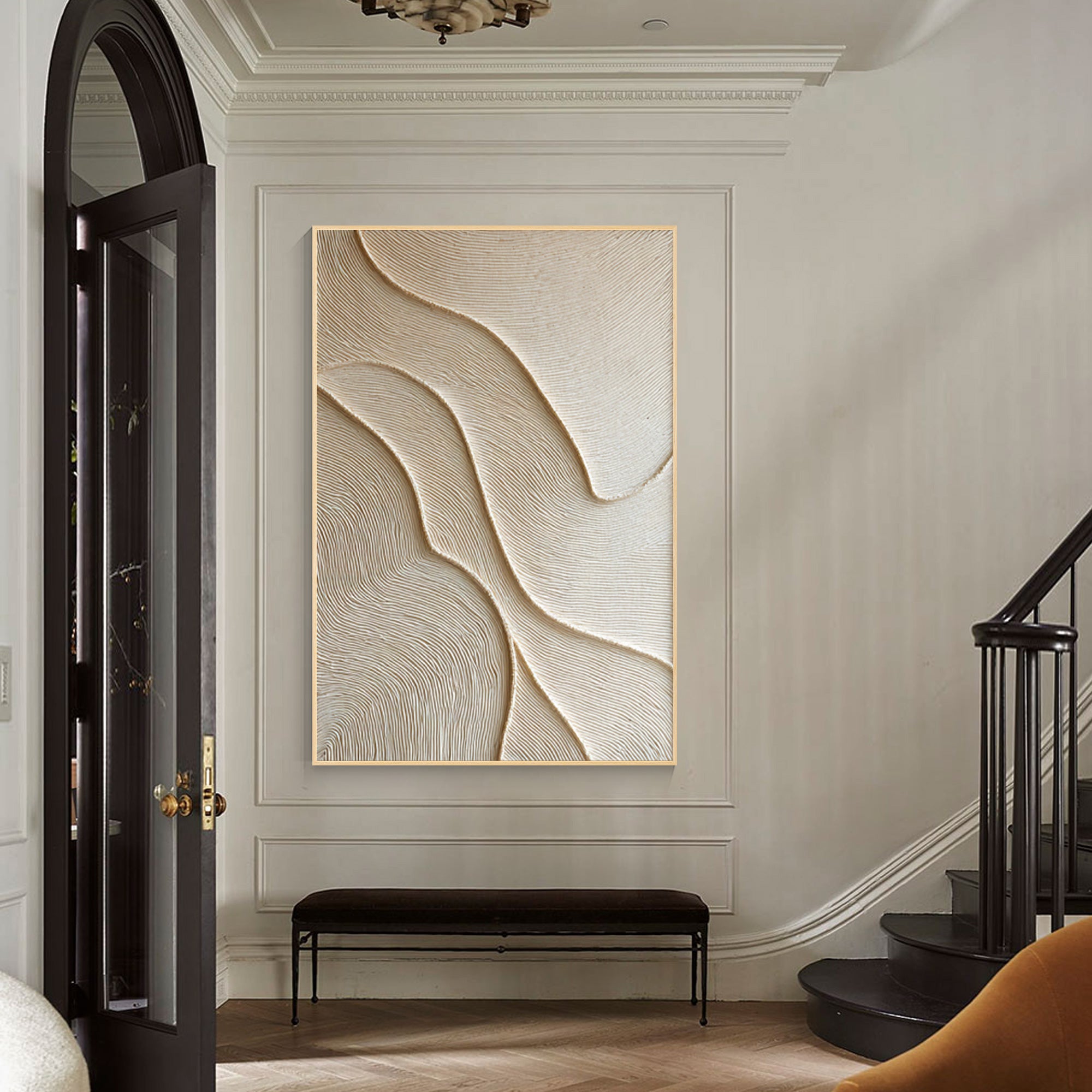 Peinture texturée naturelle Wabi-Sabi