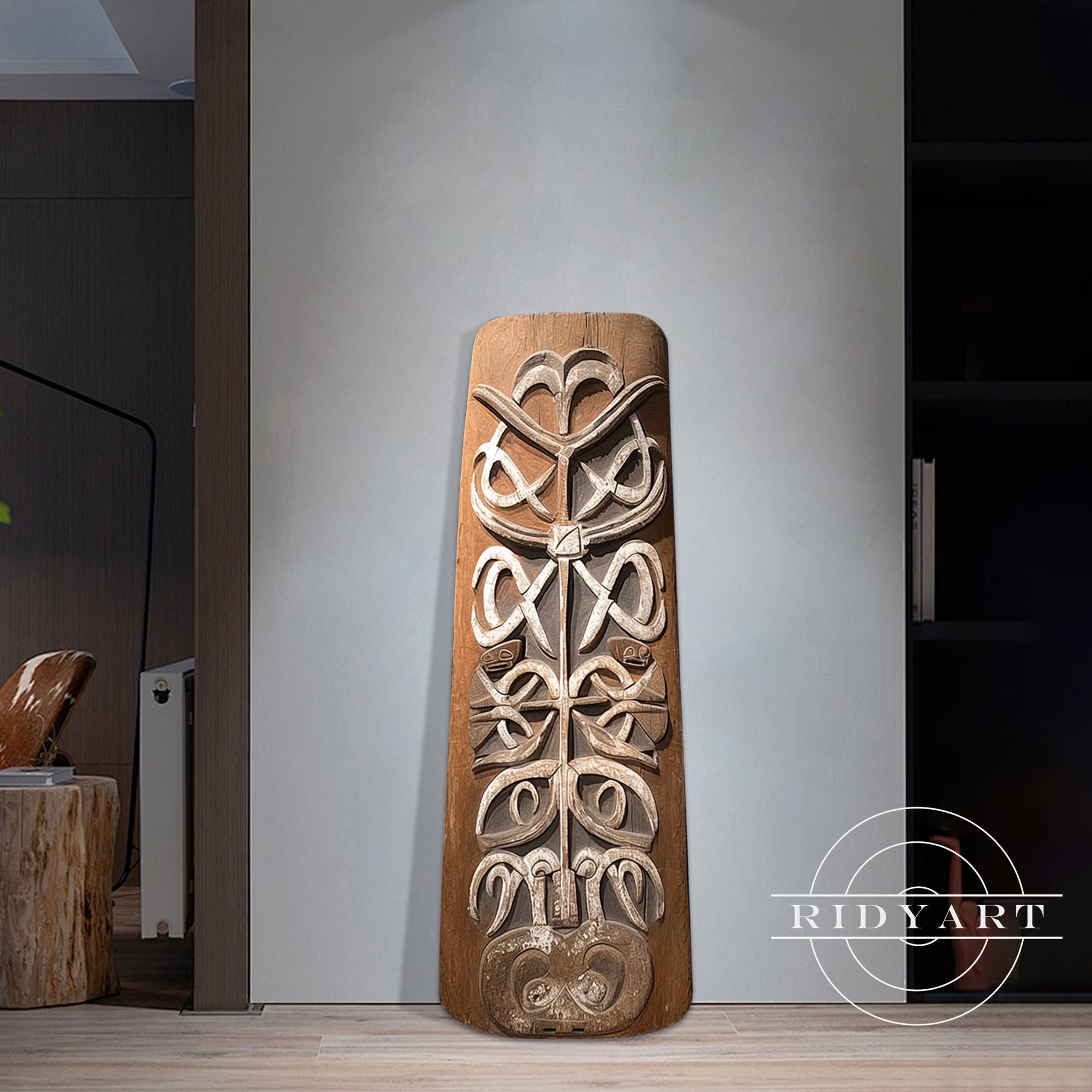 Holzmalerei Mosaikkunst
