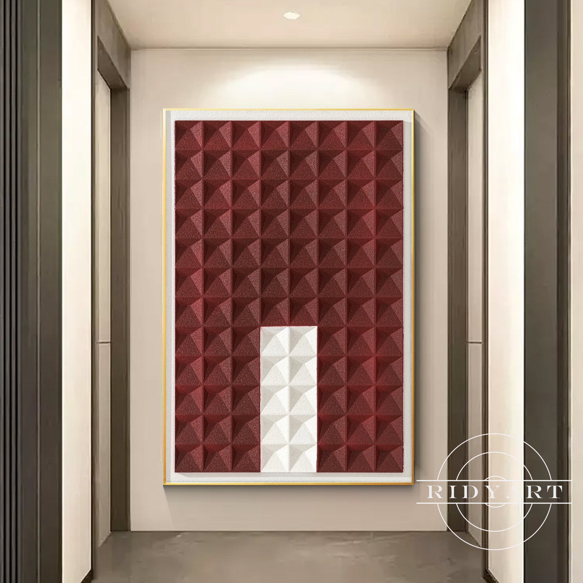 Holzmalerei Mosaikkunst